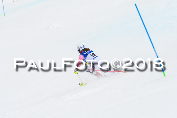 Bayerische Schülermeisterschaft Slalom 28.01.2018