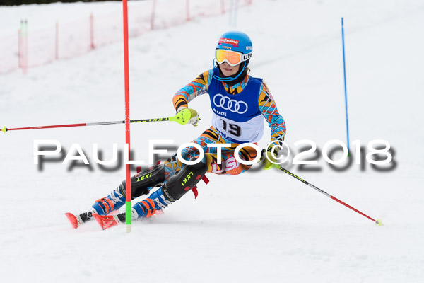 Bayerische Schülermeisterschaft Slalom 28.01.2018