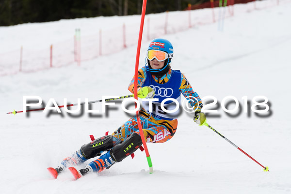 Bayerische Schülermeisterschaft Slalom 28.01.2018