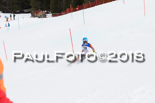 Bayerische Schülermeisterschaft Slalom 28.01.2018