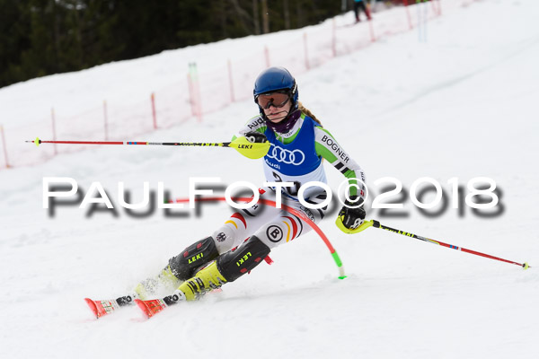 Bayerische Schülermeisterschaft Slalom 28.01.2018