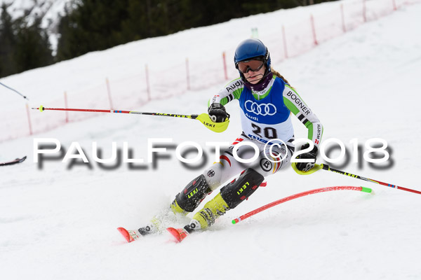Bayerische Schülermeisterschaft Slalom 28.01.2018