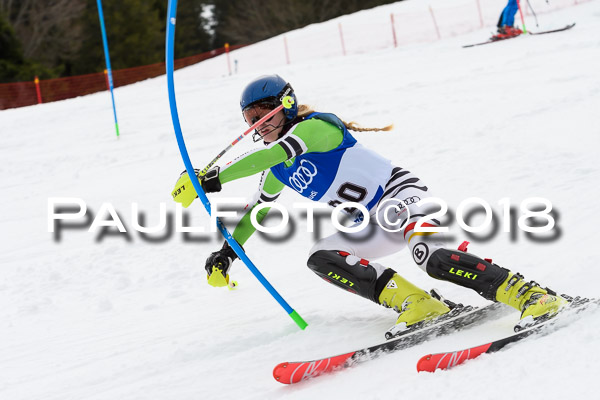 Bayerische Schülermeisterschaft Slalom 28.01.2018