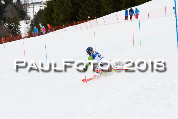 Bayerische Schülermeisterschaft Slalom 28.01.2018
