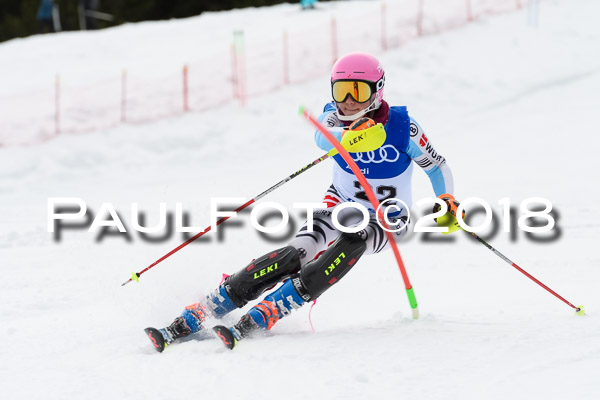 Bayerische Schülermeisterschaft Slalom 28.01.2018