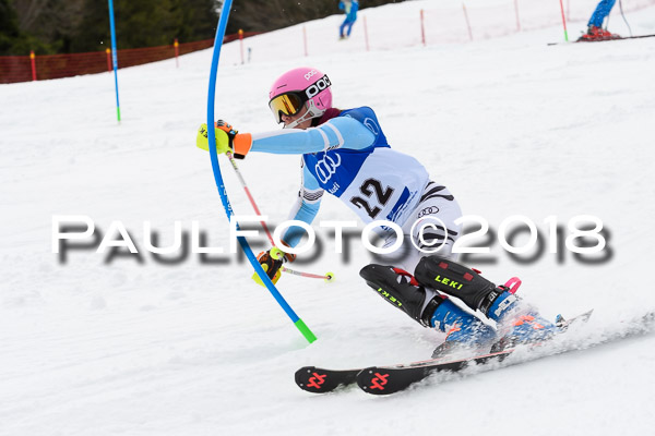 Bayerische Schülermeisterschaft Slalom 28.01.2018