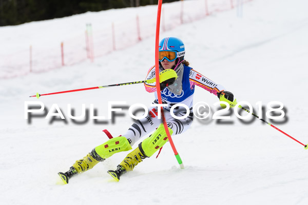 Bayerische Schülermeisterschaft Slalom 28.01.2018