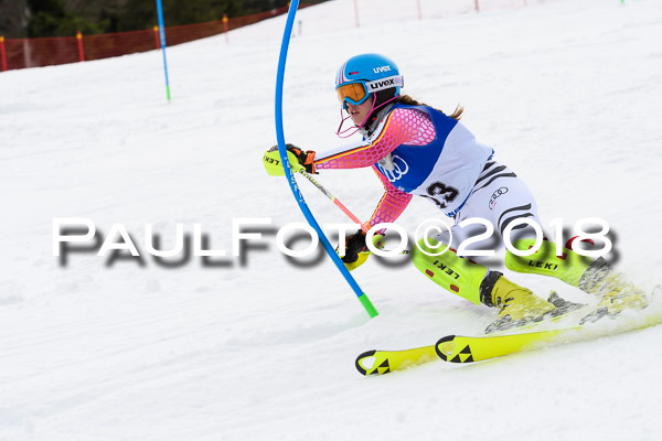 Bayerische Schülermeisterschaft Slalom 28.01.2018
