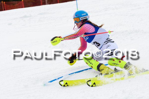 Bayerische Schülermeisterschaft Slalom 28.01.2018