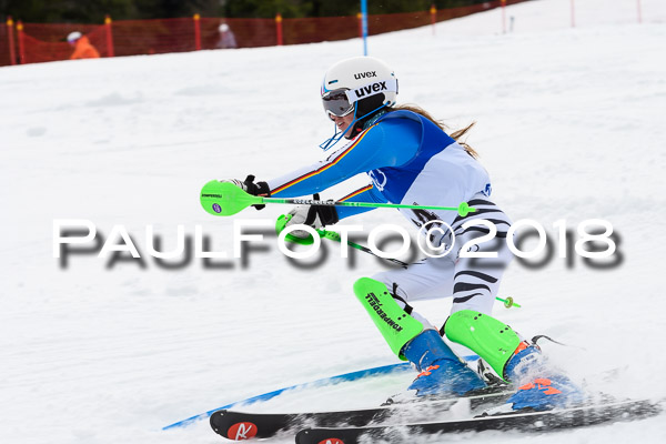 Bayerische Schülermeisterschaft Slalom 28.01.2018