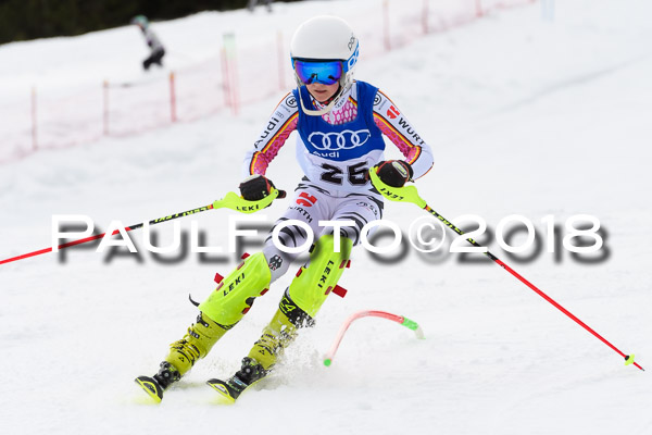 Bayerische Schülermeisterschaft Slalom 28.01.2018