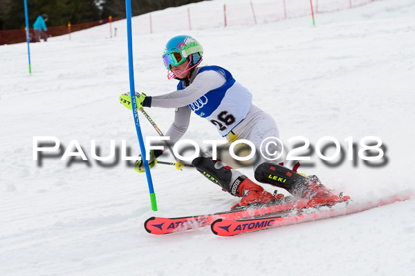 Bayerische Schülermeisterschaft Slalom 28.01.2018