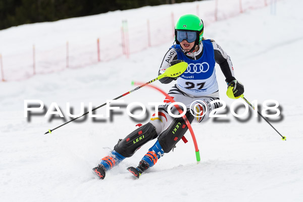Bayerische Schülermeisterschaft Slalom 28.01.2018