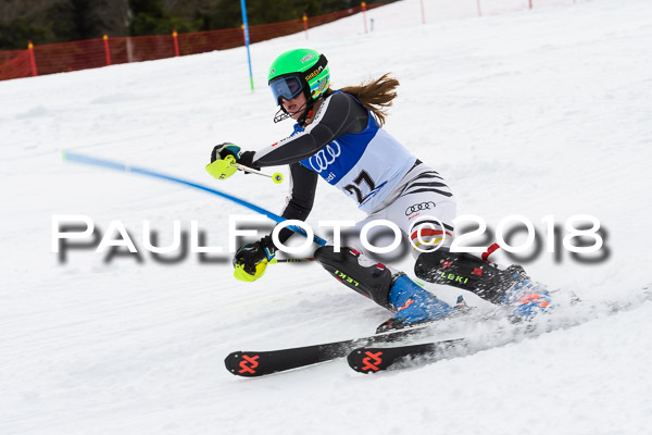 Bayerische Schülermeisterschaft Slalom 28.01.2018