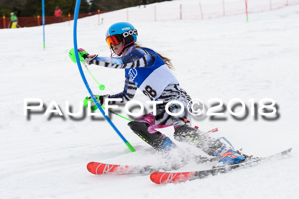 Bayerische Schülermeisterschaft Slalom 28.01.2018