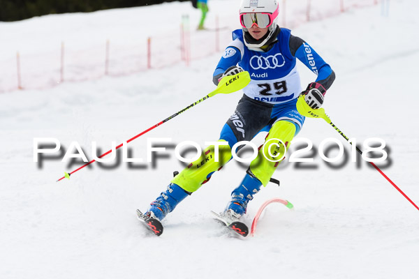 Bayerische Schülermeisterschaft Slalom 28.01.2018