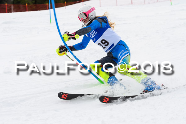 Bayerische Schülermeisterschaft Slalom 28.01.2018