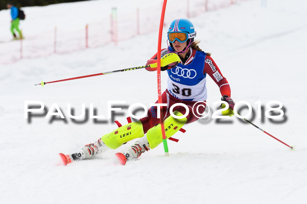 Bayerische Schülermeisterschaft Slalom 28.01.2018