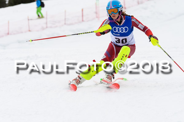 Bayerische Schülermeisterschaft Slalom 28.01.2018