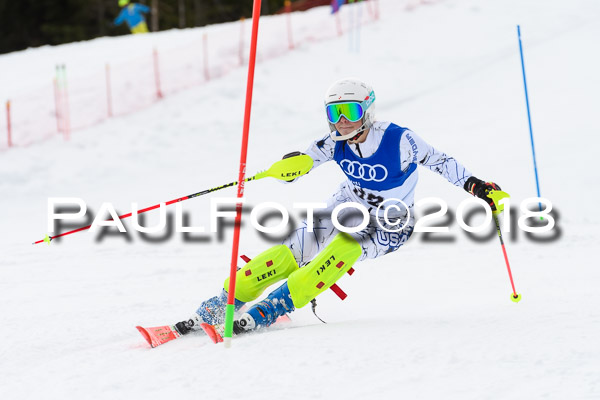 Bayerische Schülermeisterschaft Slalom 28.01.2018