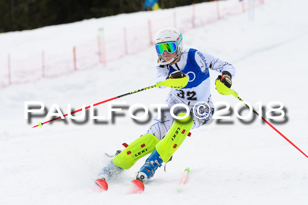 Bayerische Schülermeisterschaft Slalom 28.01.2018