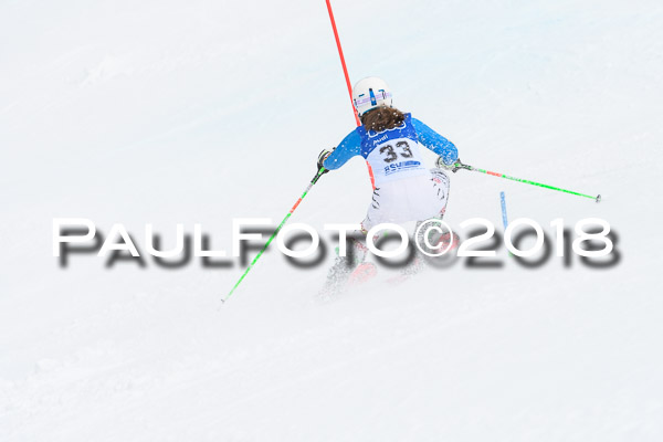 Bayerische Schülermeisterschaft Slalom 28.01.2018