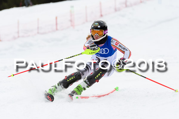 Bayerische Schülermeisterschaft Slalom 28.01.2018
