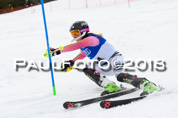 Bayerische Schülermeisterschaft Slalom 28.01.2018