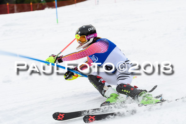 Bayerische Schülermeisterschaft Slalom 28.01.2018