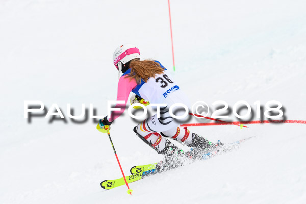 Bayerische Schülermeisterschaft Slalom 28.01.2018