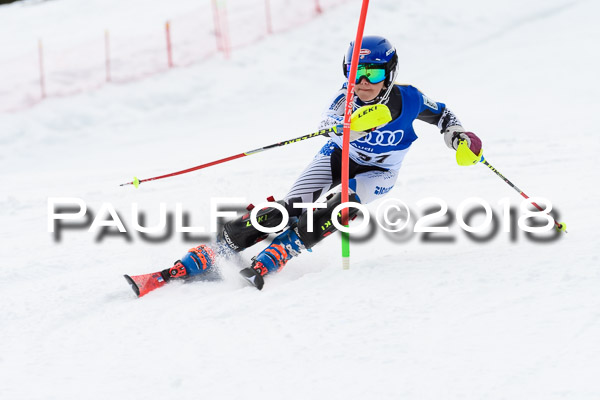Bayerische Schülermeisterschaft Slalom 28.01.2018