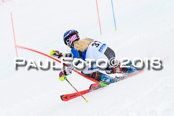 Bayerische Schülermeisterschaft Slalom 28.01.2018