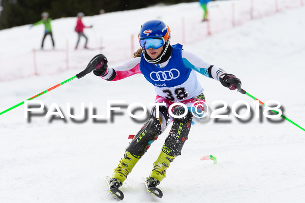 Bayerische Schülermeisterschaft Slalom 28.01.2018