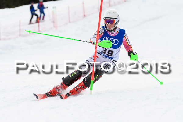 Bayerische Schülermeisterschaft Slalom 28.01.2018