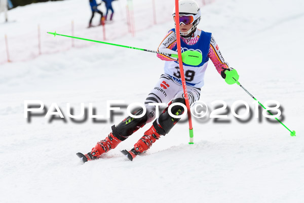 Bayerische Schülermeisterschaft Slalom 28.01.2018