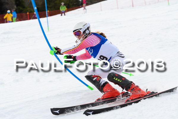 Bayerische Schülermeisterschaft Slalom 28.01.2018