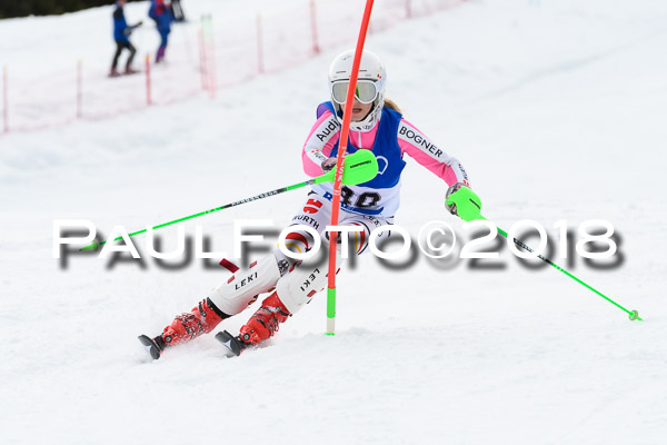 Bayerische Schülermeisterschaft Slalom 28.01.2018