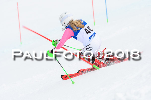 Bayerische Schülermeisterschaft Slalom 28.01.2018