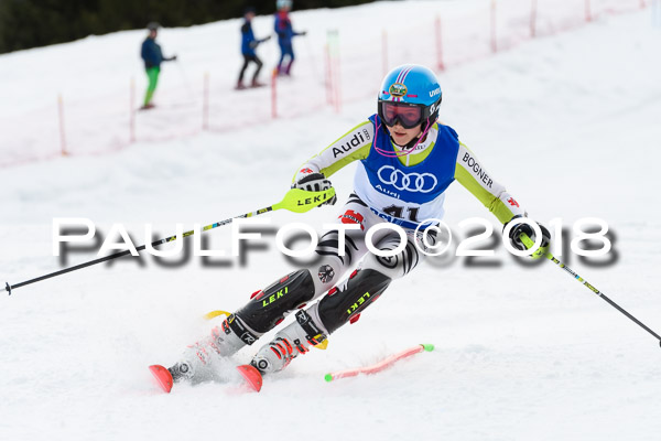 Bayerische Schülermeisterschaft Slalom 28.01.2018