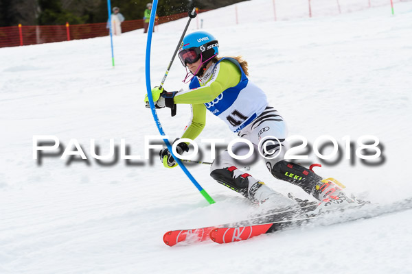 Bayerische Schülermeisterschaft Slalom 28.01.2018