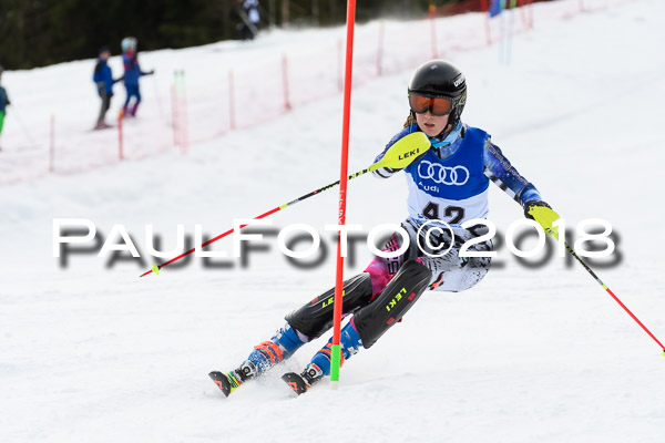 Bayerische Schülermeisterschaft Slalom 28.01.2018