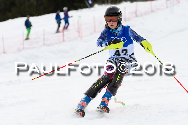 Bayerische Schülermeisterschaft Slalom 28.01.2018