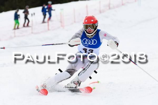 Bayerische Schülermeisterschaft Slalom 28.01.2018