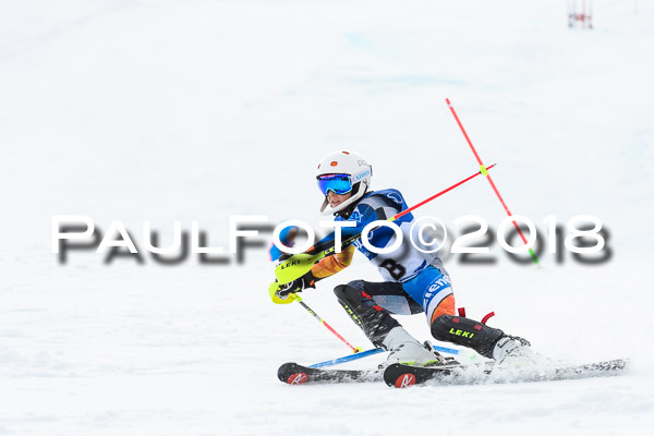 Bayerische Schülermeisterschaft Slalom 28.01.2018