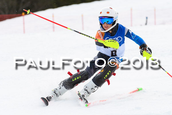 Bayerische Schülermeisterschaft Slalom 28.01.2018