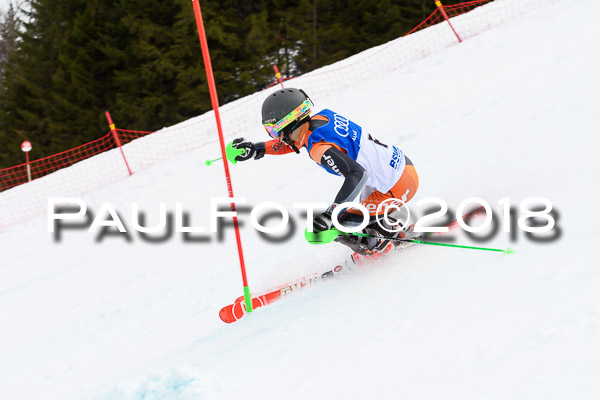 Bayerische Schülermeisterschaft Slalom 28.01.2018
