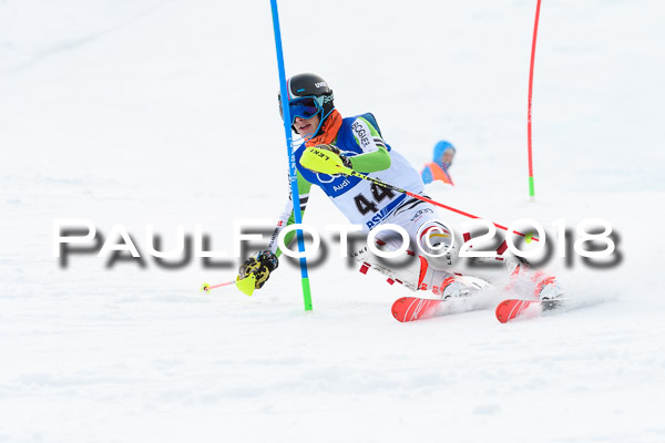 Bayerische Schülermeisterschaft Slalom 28.01.2018
