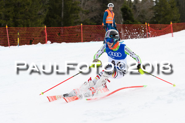 Bayerische Schülermeisterschaft Slalom 28.01.2018