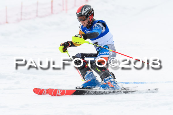 Bayerische Schülermeisterschaft Slalom 28.01.2018