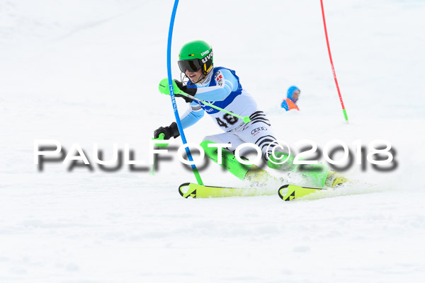 Bayerische Schülermeisterschaft Slalom 28.01.2018